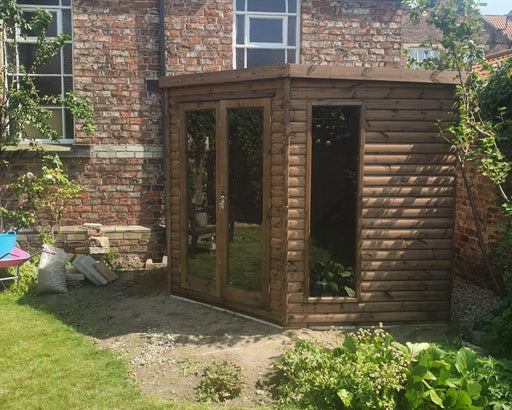 Modern Corner Summerhouse