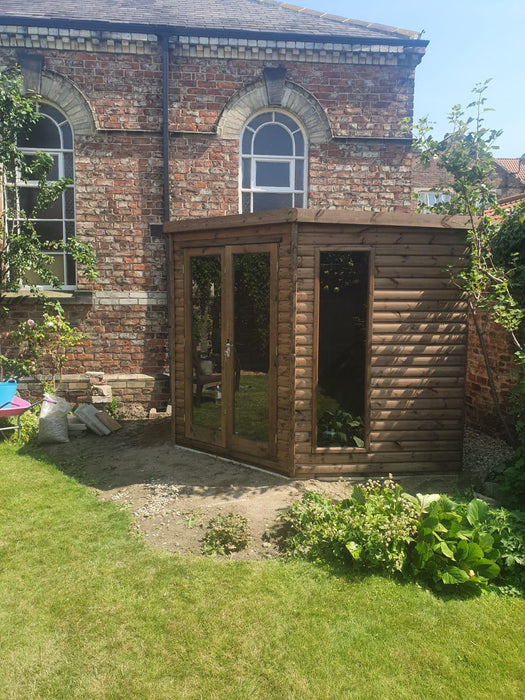 Modern Corner Summerhouse